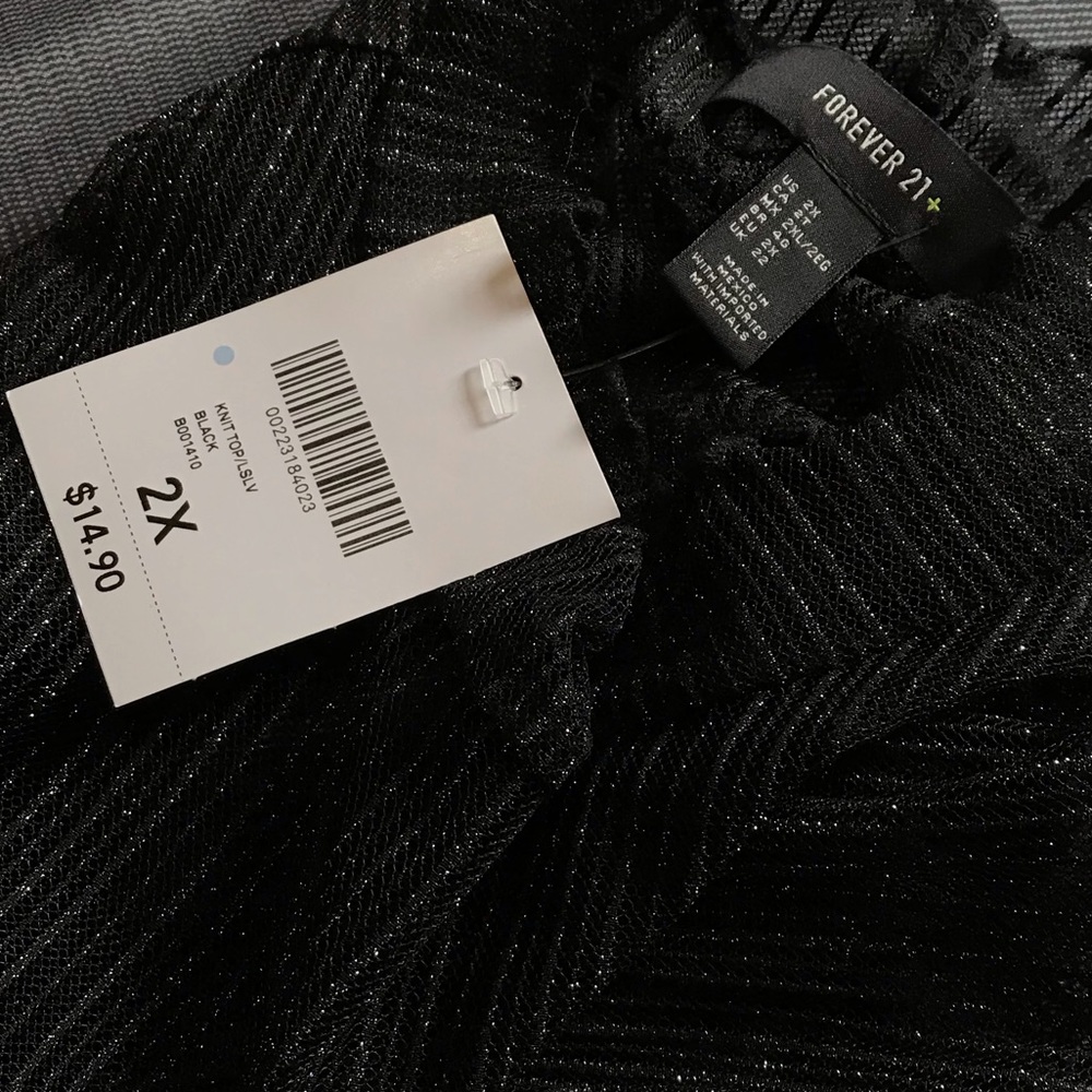 Forever21 transparent blouse - Picture 3 of 3